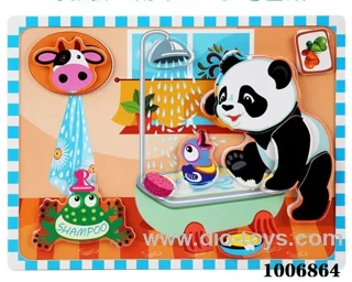 puzzle toys  in  Plastic film