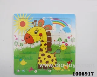 10 pcs Educational puzzle in Plastic film