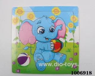 11 pcs Educational puzzle in Plastic film