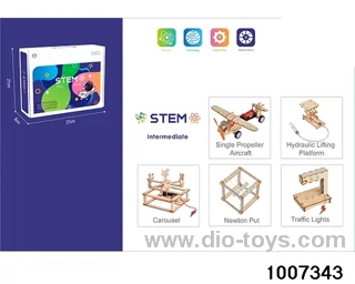Wooden toys in color box