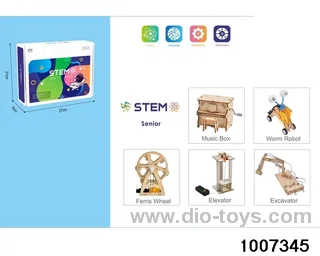 Wooden toys in color box