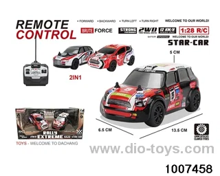 1:28 4ch RC car in 2pcs window box
