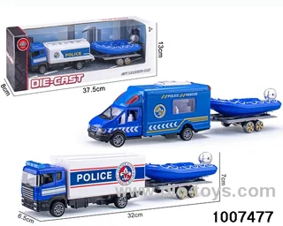 ALLOY PULL BACK TRUCK IN WINDOW BOX