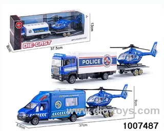 ALLOY PULL BACK TRUCK IN IWNDOW BOX