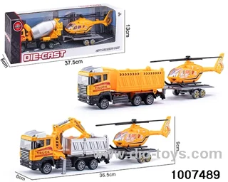 ALLOY PULL BACK TRUCK IN IWNDOW BOX