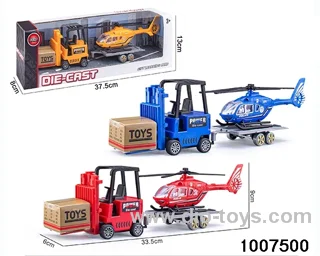 ALLOY PULL BACK TRUCK IN IWNDOW BOX