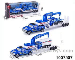 ALLOY PULL BACK TRUCK IN IWNDOW BOX