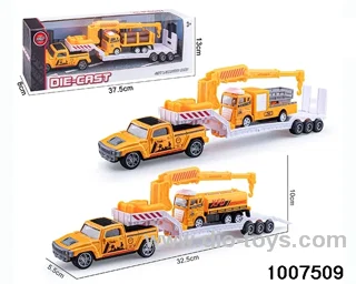 ALLOY PULL BACK TRUCK IN IWNDOW BOX