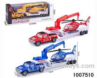ALLOY PULL BACK TRUCK IN IWNDOW BOX
