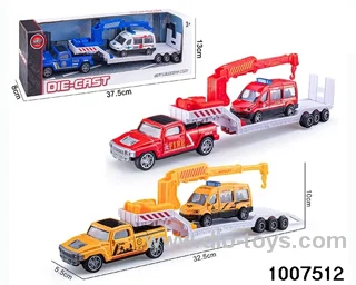 ALLOY PULL BACK TRUCK IN IWNDOW BOX
