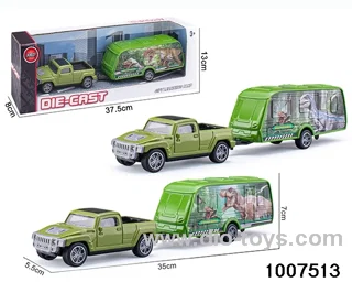 ALLOY PULL BACK TRUCK IN IWNDOW BOX