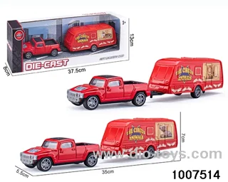 ALLOY PULL BACK TRUCK IN IWNDOW BOX