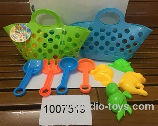 beach toys in basket