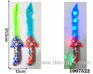 Glowing knife  with  light & music  2 color mixed loading IN OPP BAG