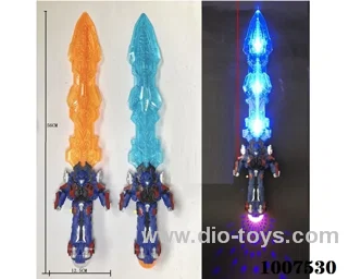 Glowing sword  with  light & music 2 color mixed loading in opp bag