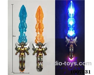 Glowing sword  with  light & music 2 color mixed loading in opp bag