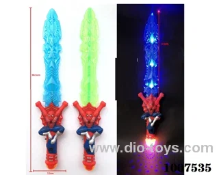 Glowing sword  with  light & music 2 color mixed loading in opp bag