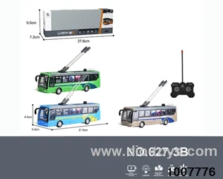 1:32 27MHz 4CH RC BUS WITH LIGHT(INCLUDING ELECTRICITY) IN WINDOW BOX