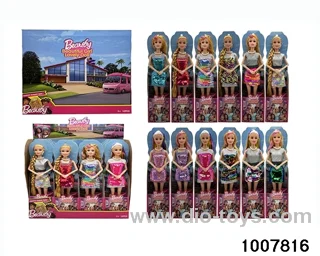12 MIXED PACKAGES 5.5 INCH SOLID DOLL WITH 9 JOINTS IN DISPLAY BOX