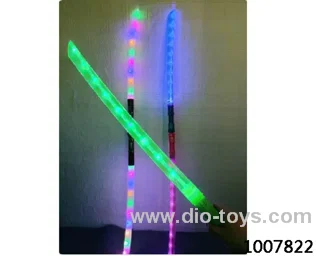 Glowing knife  with  light & music in opp bag