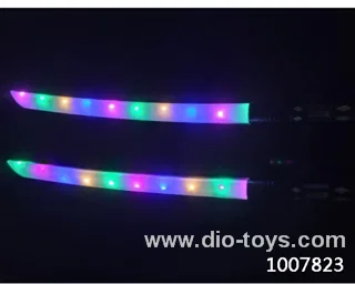 Glowing knife  with  light & music in opp bag