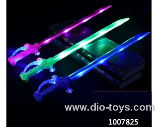 Glowing knife  with  light & music in opp bag