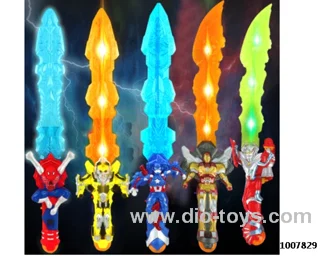 Glowing sword  with  light & music in opp bag
