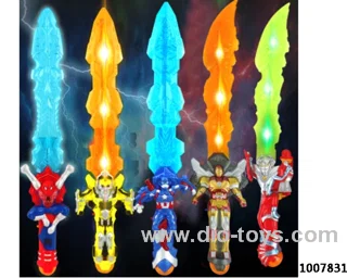 Glowing sword  with  light & music in opp bag