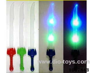 56cm Glowing knife  with  light & music 3 color mixed loading in opp bag