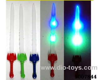 56cm Glowing sword  with  light & music 3color mixed loading in opp bag