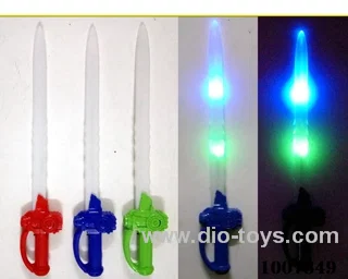 52cm Glowing knife  with  light & music 3 color mixed loading in opp bag