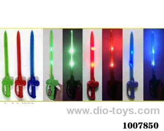 52cm Glowing knife  with  light & music 3 color mixed loading in opp bag