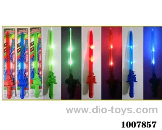 56cm Glowing knife  with  light & music 2 sets mixed loading in Tied On Card