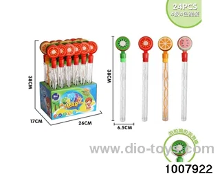 Fruit clapper bubble stick 24PCS single price in display box