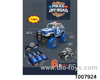 Simulation of big foot off-road inertia car (6) single price in display box