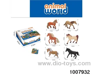 12 horses, 6 mixed [ordinary in display box