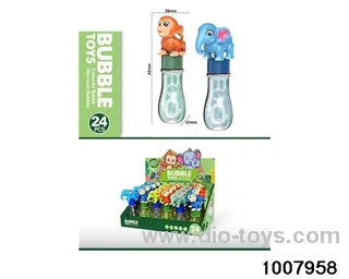 ANIMAL BUBBLE STICK (SET OF 24) in display box