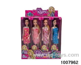 11-inch solid 9-joint body Barbie doll display box (12 small boxes in 1 display box)