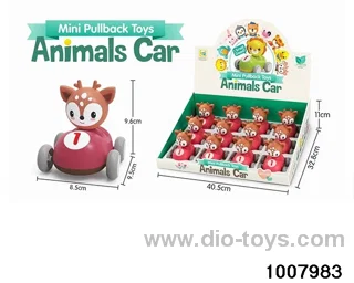 Sika deer shaking head return car 12PCS in display box