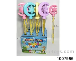 Flash star moon bubble stick (16 single price) in display box