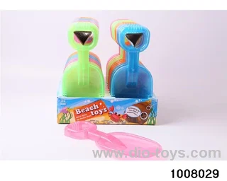 Beach transparent silver powder gadget in display box