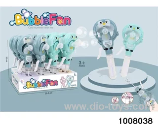 PENGUIN OWL BUBBLE FAN IN DISPLAY BOX