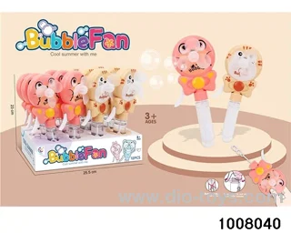 KITTY BIRD BUBBLE FAN IN DISPLAY BOX