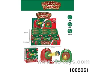 THE BAG PROJECTOR IS EQUIPPED WITH 3 PROJECTORS (2 COLOR 12PCS/1BOX) IN DISPLAY BOX