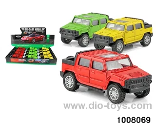 1:36 Hummer Alloy Car Return Force in display box