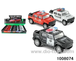 1:36 Hummer Alloy Police Car Return Force in display box
