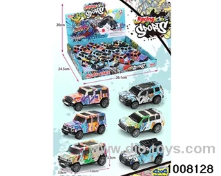 GRAFFITI RETURN ALLOY CAR IN DISPLAY BOX