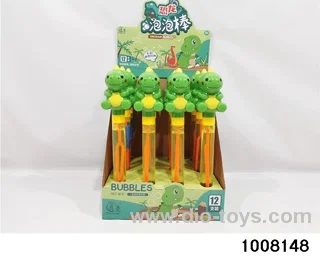 Dinosaur Bell Bubble Stick (12PC) (Medium) in display box