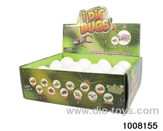 Blister insect animal eggs 12pcs in display box
