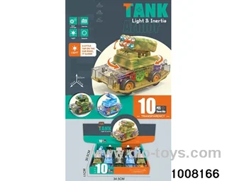 Light gear inertial missile car (10PCS single price) in display box
